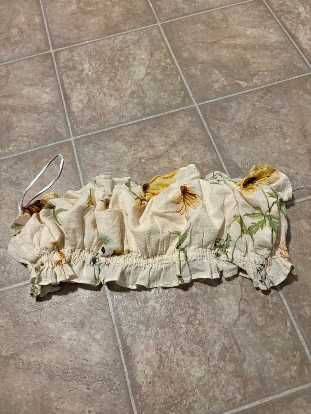 Sunflower Cropped tub Top ladies M/L